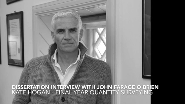 Dissertation interview with John Farage O’Brien